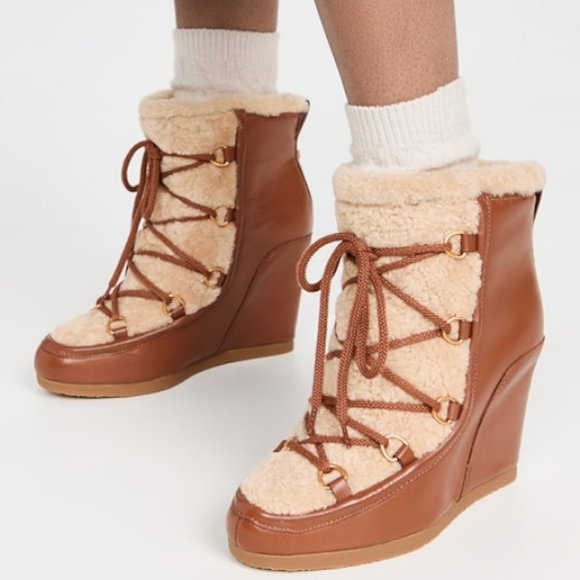 new Veronica Beard Elfred Booties GENUINE CALFSKIN & SHEEPSKIN 2190mn